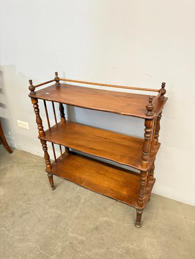 Ancienne bibliothèque ouverte du 20ème siècle, 90x77x30cm