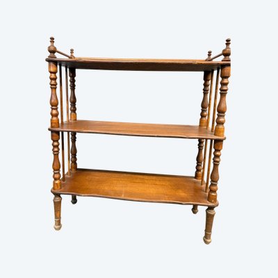 Ancienne bibliothèque ouverte du 20ème siècle, 90x77x30cm