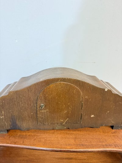 Horloge de table/cheminée ancienne Kienzle art Deco 1930, 46x23x16cm