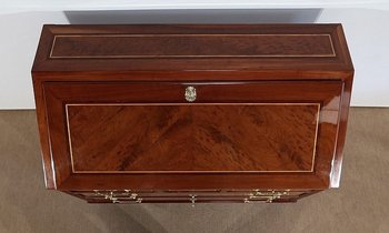 Commode Scriban Louis XVI en Acajou et Bois précieux – XVIIIe 