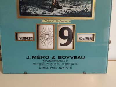 Calendrier perpétuel de Gerrer  sur le thème du parfum