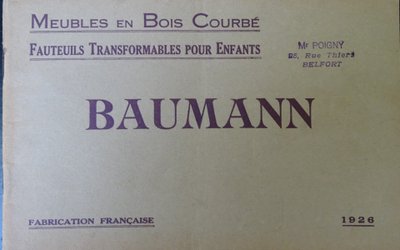 Table d'appoint dites "servante" par Baumann 1926