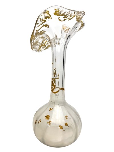 Baccarat - Vase à décor floral 