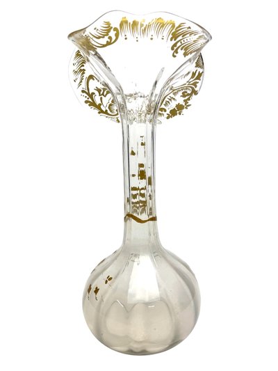 Baccarat - Vase à décor floral 