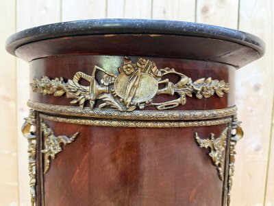 Somno époque Empire en acajou et bronze 