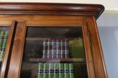 Bibliothèque XIX en noyer 