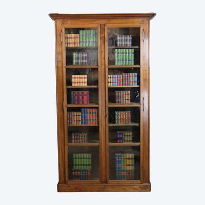 Bibliothèque XIX en noyer 