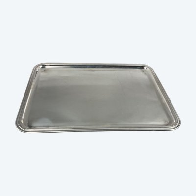 Servierplatte aus versilbertem Metall Christofle