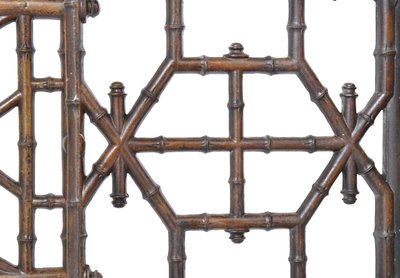 Bamboo style cast iron coat rack by Deville Pailliette & Cie Fondeur, Charleville Ardennes