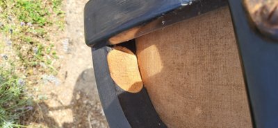 Piano Hocker mit Schraube, Thonet XIX.