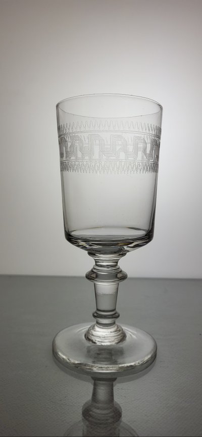 18 water/wine glasses Late 19th century