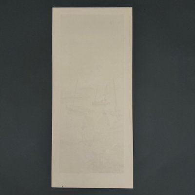 Litografia di Henri Rivière La Féérie des Heures - Le Crépuscule
