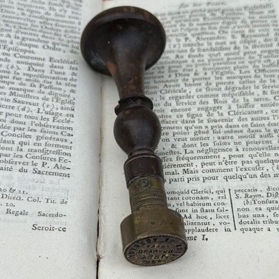Cachet Clos de Vougeot Jules Ouvrard 1854