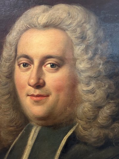 Ritratto di magistrato del XVIII secolo - olio su tela G M Crespi (1671-1748)