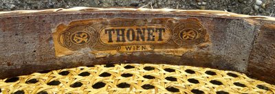 Thonet-Stuhl Nr. 18 Sitzfläche aus Rohrgeflecht, Ca 1890