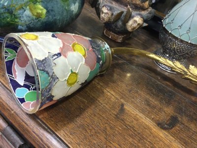 Wall lamp, Art Nouveau tulip
