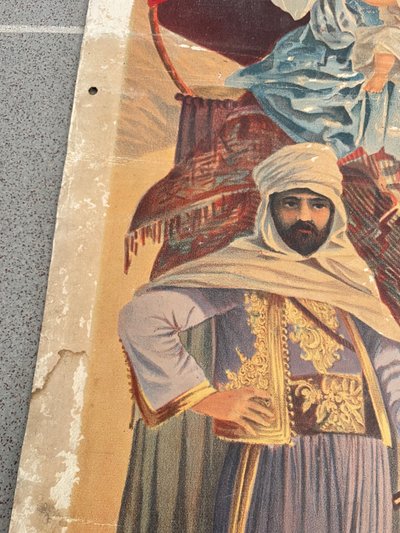 Hugo d’Alesi - La Tunisie Affiche Entoilée Voyages Circa 1892