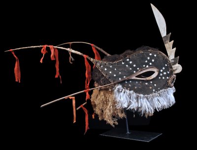 Masque de Danse, Papouasie Nouvelle Guinée, Art Premier, Art Océanien, îles Tabar, 85 cm