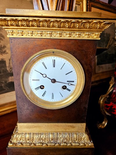 Orologio a bitta con busto di Omero 1820 ca.