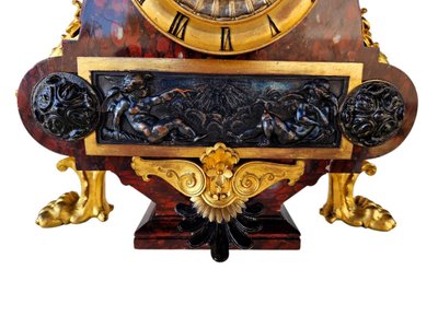 19th century Etruscan style mantel set Henri Picard