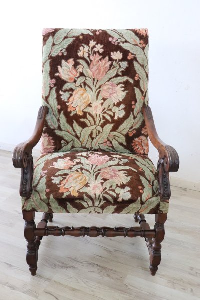 Antique Walnut Armchair, 18th Century Special Price