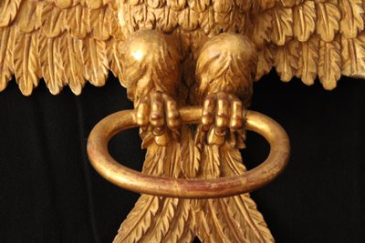Adler aus vergoldetem Holz, erste Hälfte des 19. Jahrhunderts