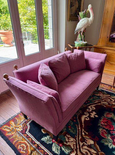 Restored American Baker sofa