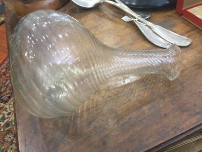 Carafe à hélice XIXe 