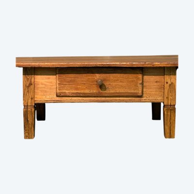 Table basse en épicéa 1800