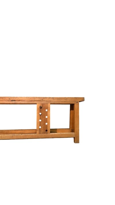 Tavolo da falegname in carpino 1800