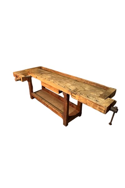 Carpenter's table in apple tree 1800s