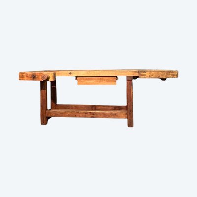 Carpenter's table in apple tree 1800s