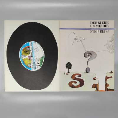 Saul Steinberg "Derriere Le Miroir" n. 157 avec quatorze lithographies de Maeght Editeur.