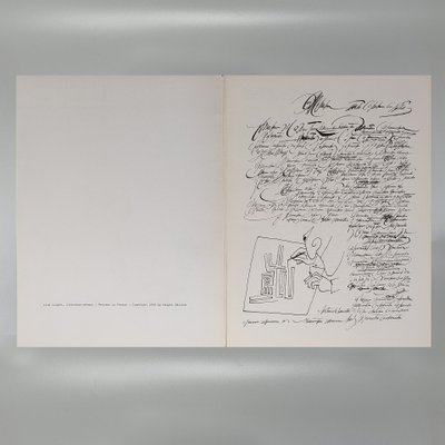 Saul Steinberg "Derriere Le Miroir" n. 157 avec quatorze lithographies de Maeght Editeur.