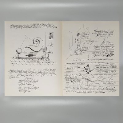 Saul Steinberg "Derriere Le Miroir" n. 157 avec quatorze lithographies de Maeght Editeur.