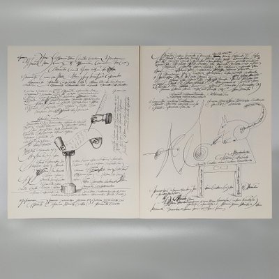 Saul Steinberg "Derriere Le Miroir" n. 157 avec quatorze lithographies de Maeght Editeur.