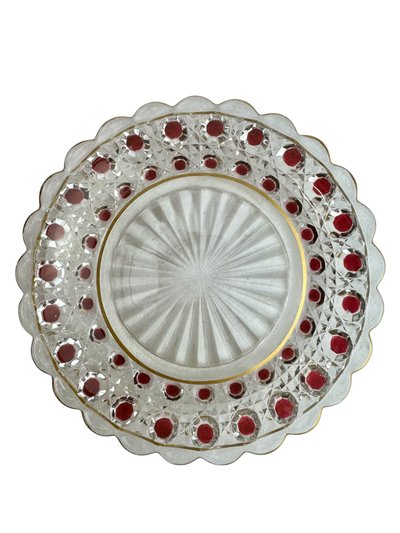 Baccarat - Carafe et son porte-carafe - modèle Diamants Pierreries 