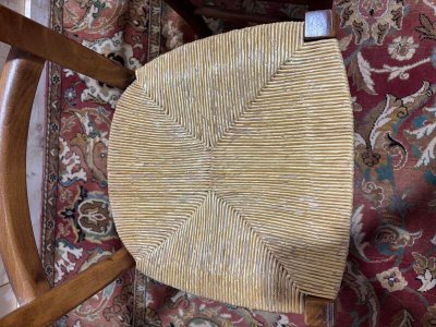 Série de 4 chaises paillées 
