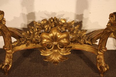 Console régence  bois doré