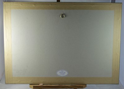 Disegno a carboncino "Paesaggio di Fontainebleau" Alexandre René-Louis Véron (1826-1897)