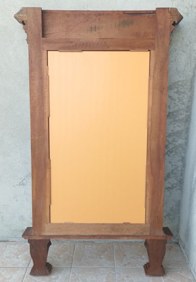 Renaissance walnut mirror