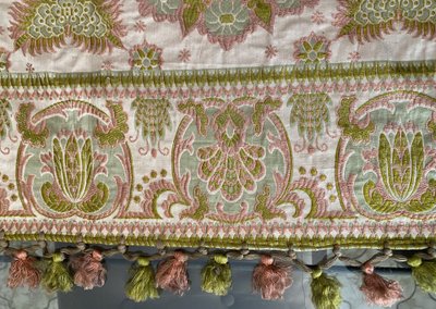 Tappeto da tavola in seta Colori reversibili - XIX secolo