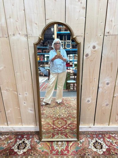 Miroir entre 2 en bois doré 