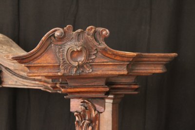 Bedeutendes Bücherregal aus Eiche, Louis XV, wiederverwendet aus dem 18. Jahrhundert