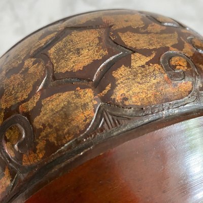 Bronze bowl with gilding Vietnam 20th century