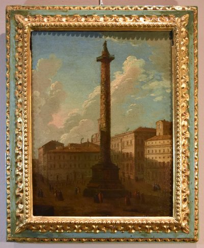 Coppia di vedute di Roma , Antonio Joli (Modena, 1700 – Napoli, 1777)