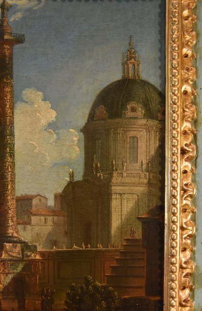 Coppia di vedute di Roma , Antonio Joli (Modena, 1700 – Napoli, 1777)