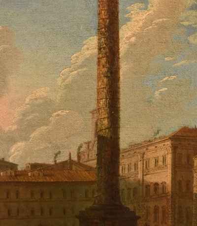 Coppia di vedute di Roma , Antonio Joli (Modena, 1700 – Napoli, 1777)