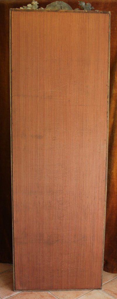 71 X 221 cm, Très grand miroir étroit d'entre-deux XIXème