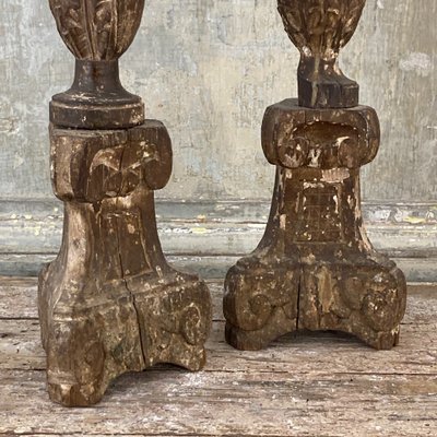 Coppia di candelieri del XVIII secolo